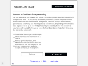 'westfalen-blatt.de' screenshot