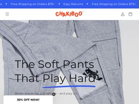 chakiboo.com homepage screenshot