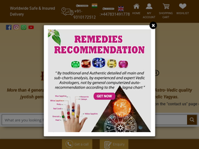 'purevedicgems.com' screenshot