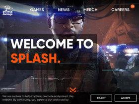 'splashdamage.com' screenshot
