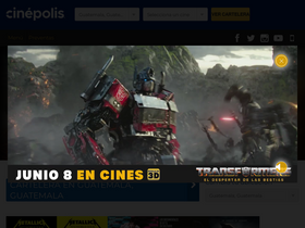 'cinepolis.com.gt' screenshot