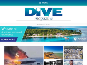 'divemagazine.com' screenshot