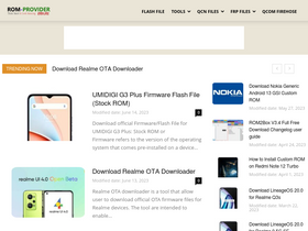 'romprovider.com' screenshot