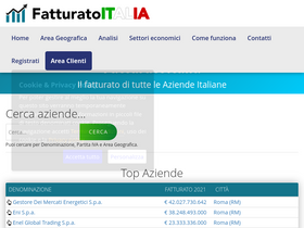 'fatturatoitalia.it' screenshot