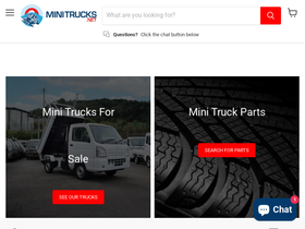 'minitrucks.net' screenshot