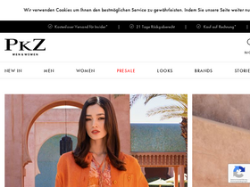'pkz.ch' screenshot