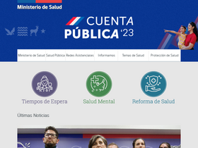 'minsal.cl' screenshot