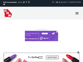 'gon.com' screenshot