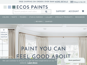 'ecospaints.net' screenshot