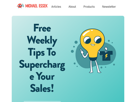 'michaelessek.com' screenshot