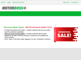'motorboss.com' screenshot