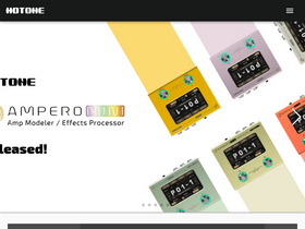 'hotoneaudio.com' screenshot
