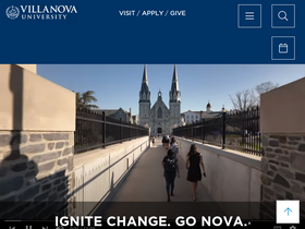 'villanova.edu' screenshot