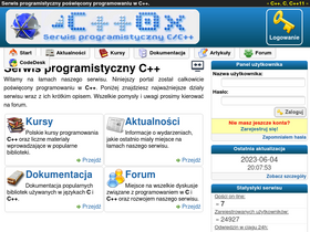 'cpp0x.pl' screenshot