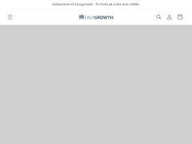 easygrowth.no homepage screenshot