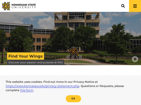 'kennesaw.edu' screenshot