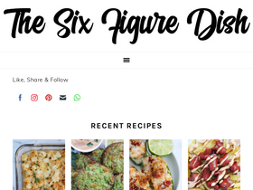 'thesixfiguredish.com' screenshot