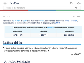 'ecured.cu' screenshot