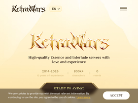 Ketrawars.org website image