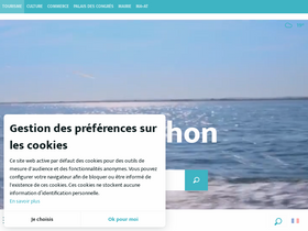 'arcachon.com' screenshot