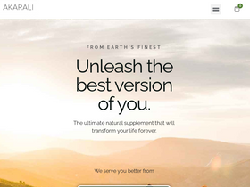 'akarali.com' screenshot