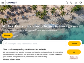 'clubmed.us' screenshot