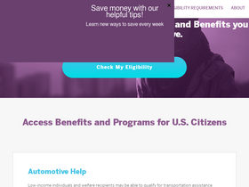 'reliefbenefits.com' screenshot