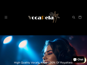 vocapela.com homepage screenshot