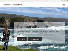 'elizabethskitchendiary.co.uk' screenshot