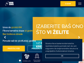 'novabanka.com' screenshot