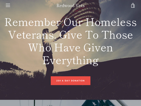 redwoodvets.org homepage screenshot