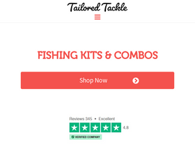 'tailoredtackle.com' screenshot