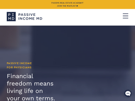 'passiveincomemd.com' screenshot