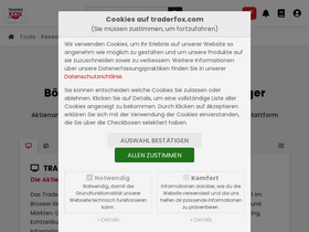 'traderfox.com' screenshot