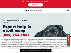 'petpoisonhelpline.com' screenshot