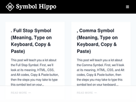 'symbolhippo.com' screenshot