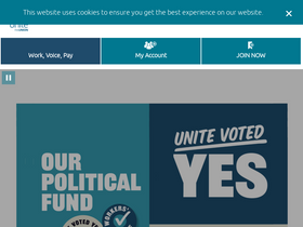 'unitetheunion.org' screenshot