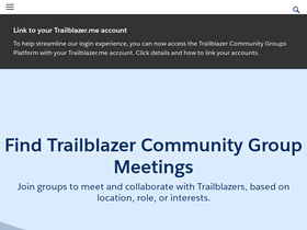 'trailblazercommunitygroups.com' screenshot