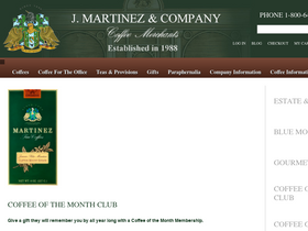 martinezfinecoffees.com