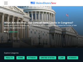 'unitedstatesnow.org' screenshot
