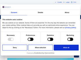 'bioscientia.de' screenshot