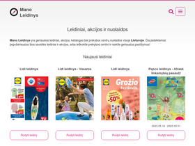 'manoleidinys.lt' screenshot