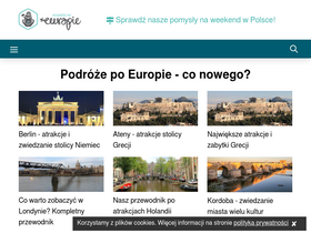'podrozepoeuropie.pl' screenshot