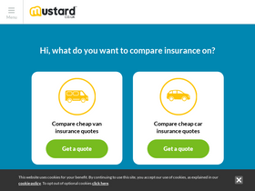 'mustard.co.uk' screenshot