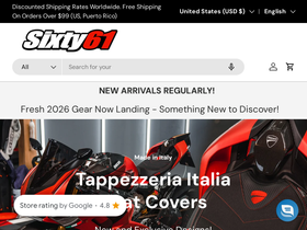 sixty61.com homepage screenshot