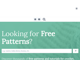 '1001patterns.com' screenshot