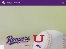 'acu.edu' screenshot