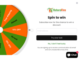 NaturaVivo Health & Wellness homepage screenshot