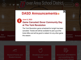 'doversd.org' screenshot
