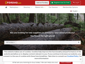 'fordaq.com' screenshot